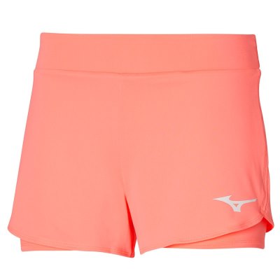 Pantalones Cortos Mizuno Flex Mujer - Coral - Chile M451DUKQWV